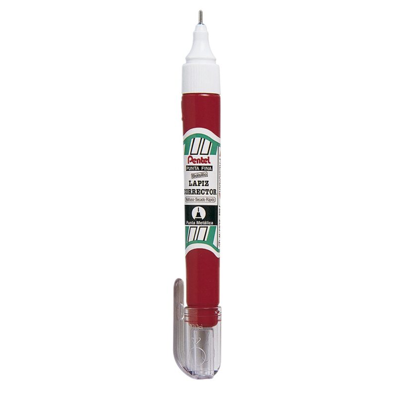 Lápiz corrector pentel 7ml pta metal