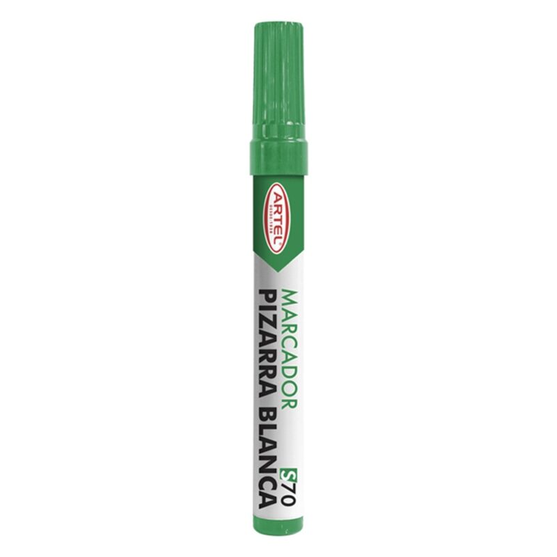 Marcador pizarra S70 Artel pta redonda color verde