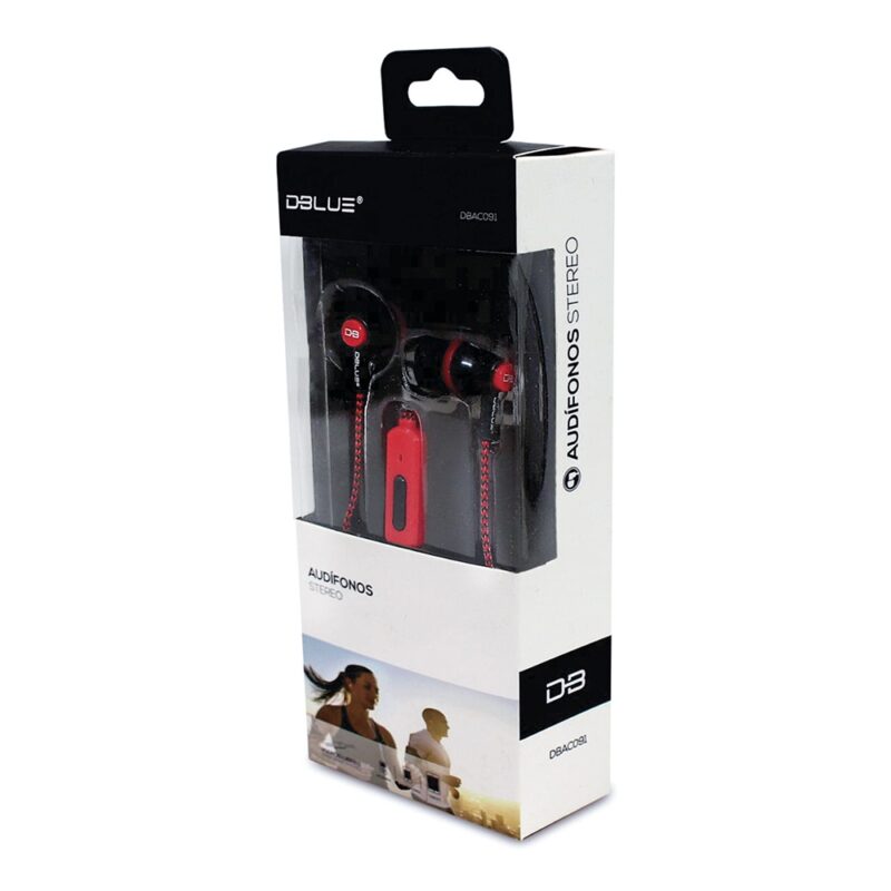 Audífonos Dblue manos libres conector 3.5mm colores