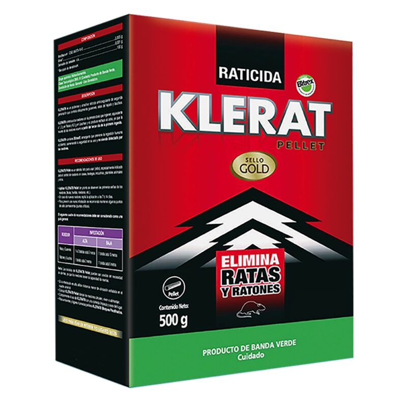 Raticida Klerat pellet x 500g