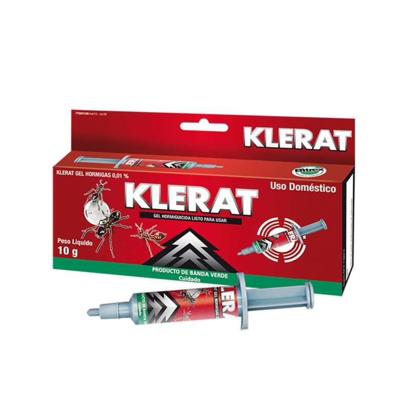 Hormiguicida Klerat gel hormigas x10g
