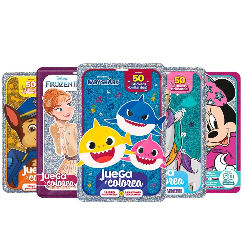 Juega y colorea personajes varios