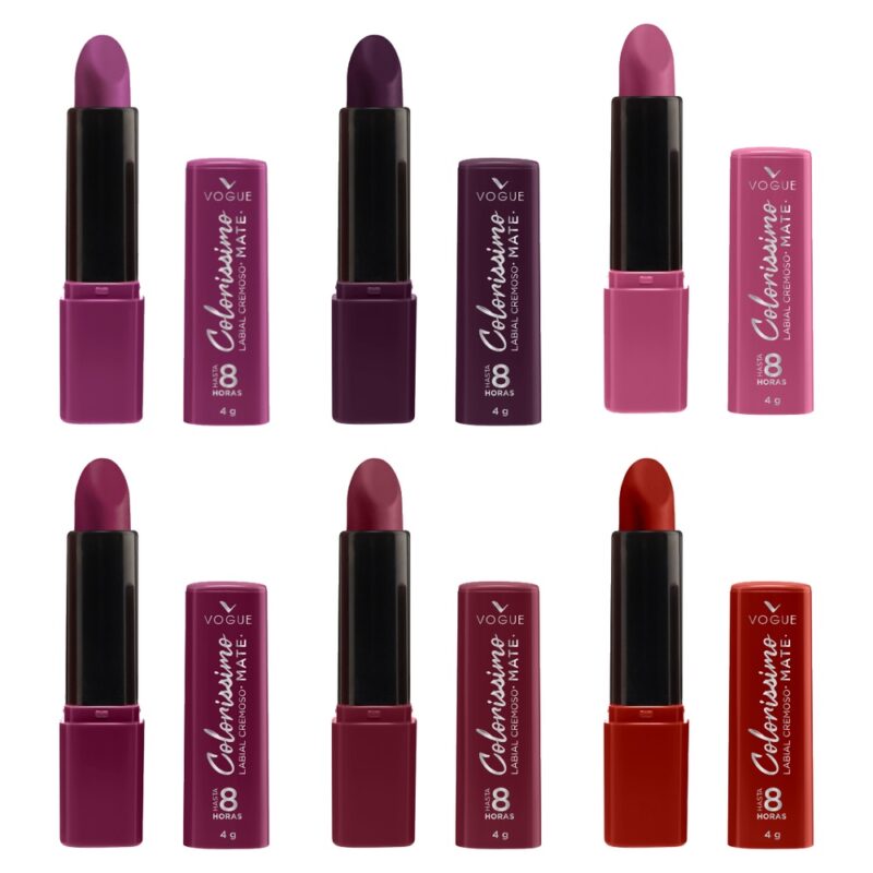 Labial Vogue colorissimo 4gr x6ud