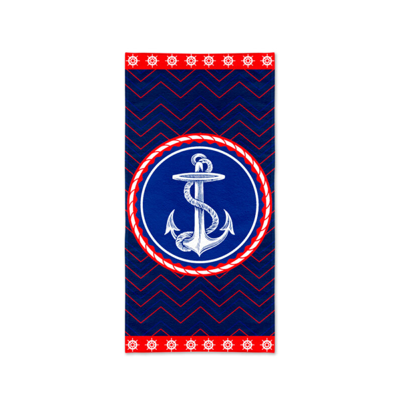 Toalla de playa velour reactivo estampado 70x140cm