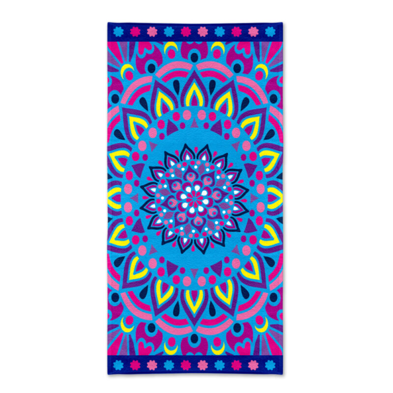 Toalla de playa velour reactivo estampado 70x140cm
