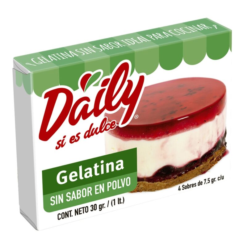 Gelatina Daily sin sabor 30g