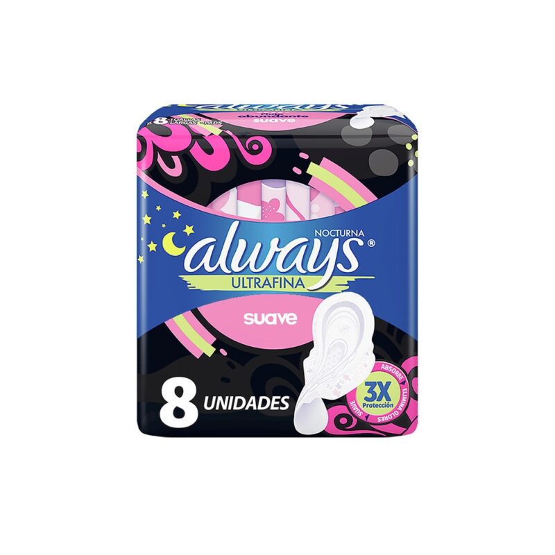 Toalla femenina Always ultra suave c/alas 1x8ud