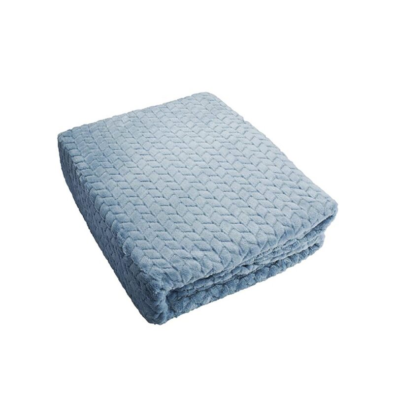 Frazada Andes jacquard flannel 2 plaza