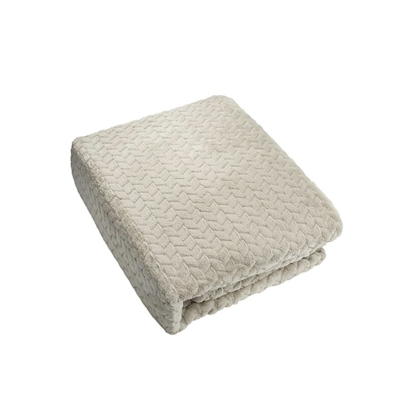Frazada Andes jacquard flannel 2 plaza