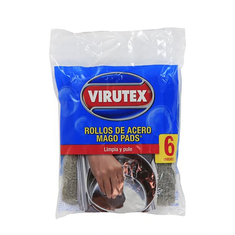 Mago pads Virutex sin jabón clásica bolsa x6ud