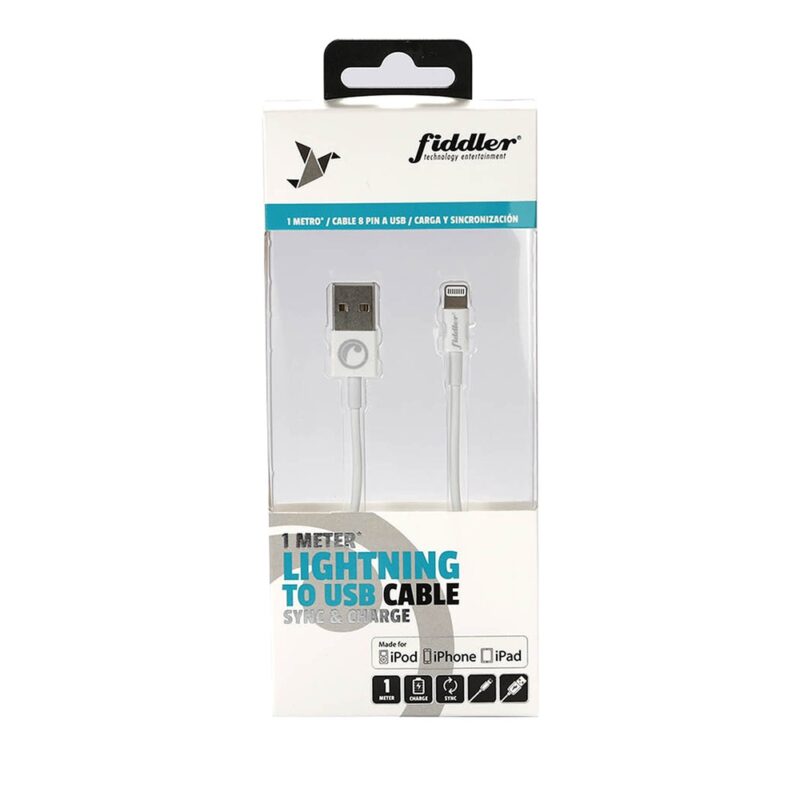 Cable de Iphone lightning Fiddler 5/6MFI 1 metro
