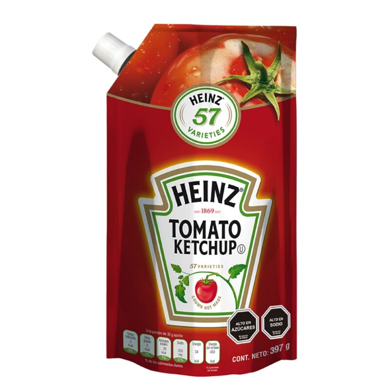 Ketchup Heinz doy pack 397g
