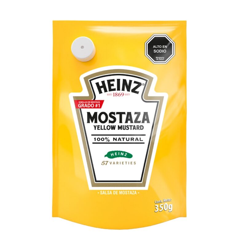 Mostaza Heinz doy pack 350g