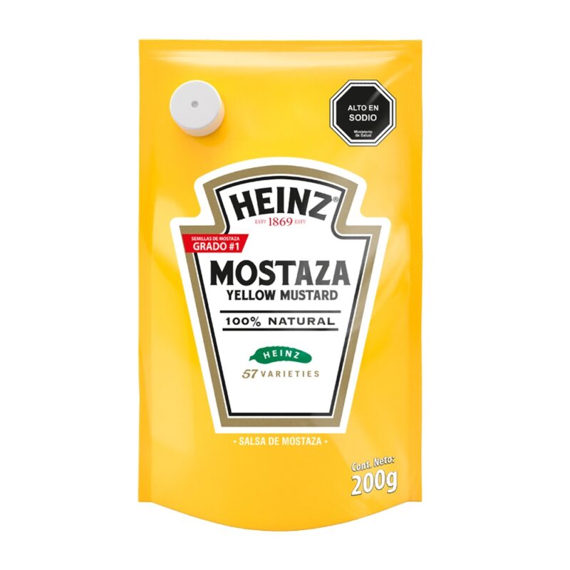 Mostaza Heinz doy pack 200g