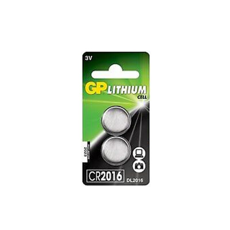 Pila boton GP CR2016 3v 90mAh x2ud