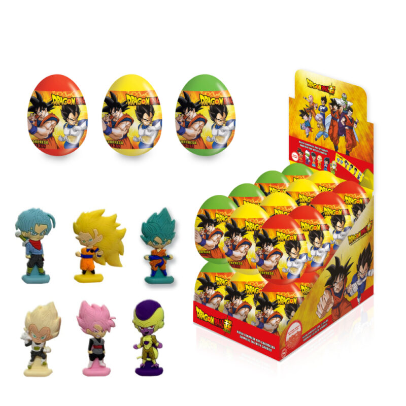Huevo sorpresa Brickell Dragon Ball Z con popping x12ud