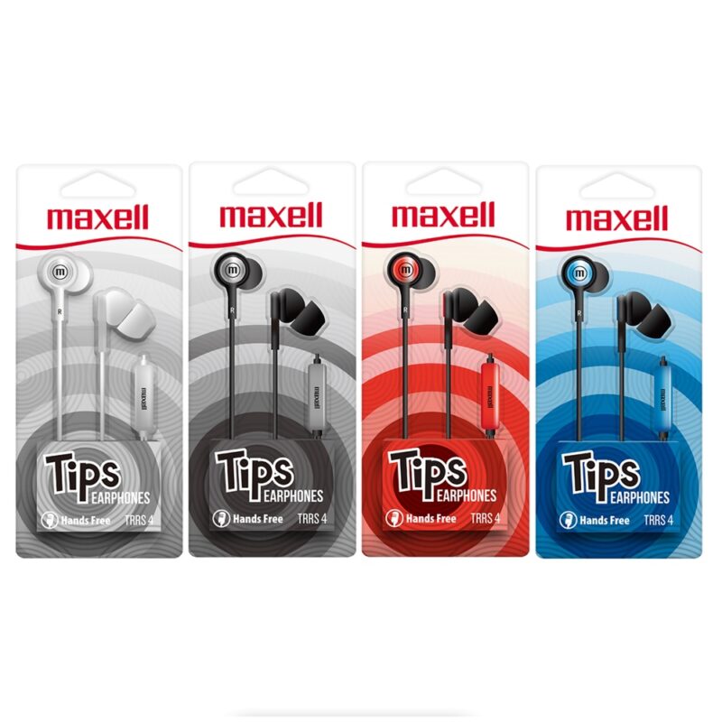 Audífonos in ear manos libres maxell colores