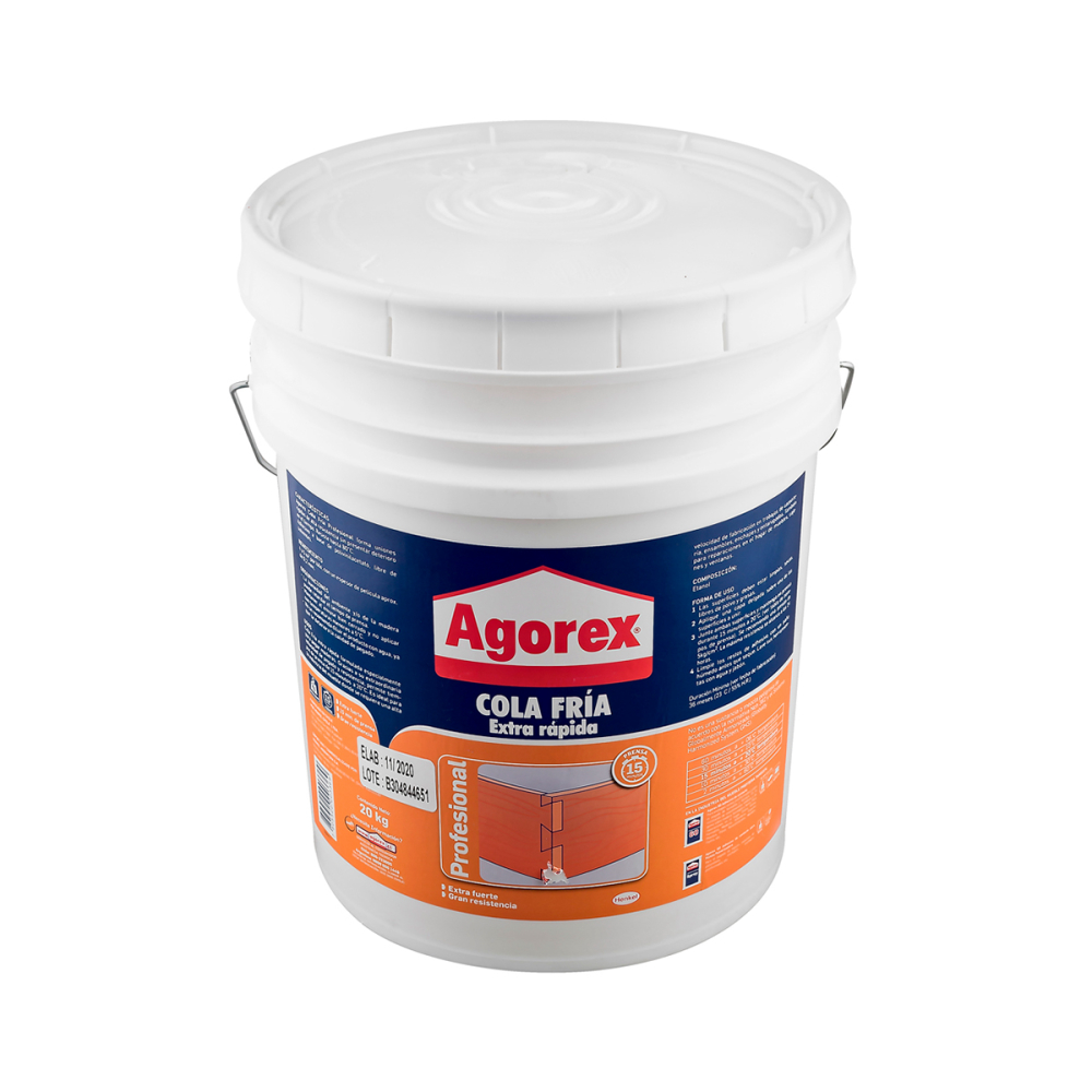 Cola fria Agorex extra rapida profesional 20kg lechero