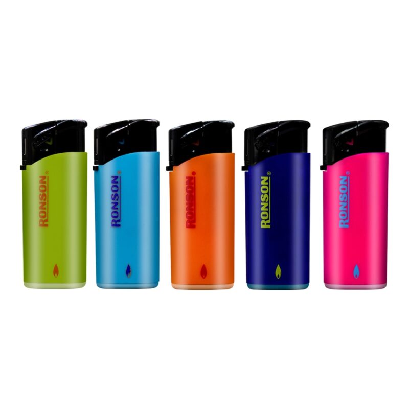 Encendedor Ronson electrolite colores desechable x15ud