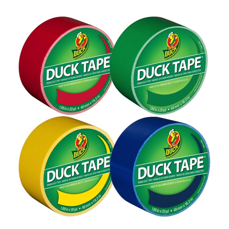 Cinta adhesiva Duck 47mm x 18mts colores