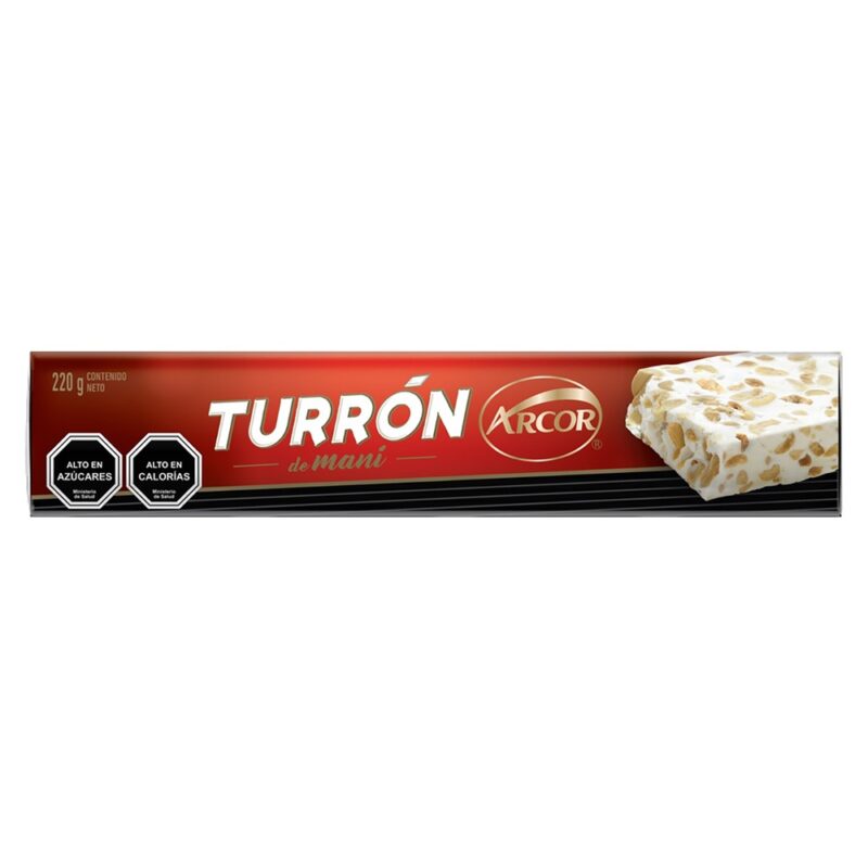 Turrón Arcor maní estuche 1x220gr