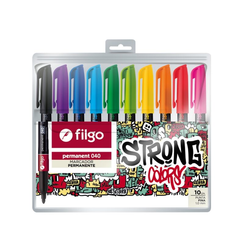Marcador BRUSH PEN 040/estuche 10 surtido