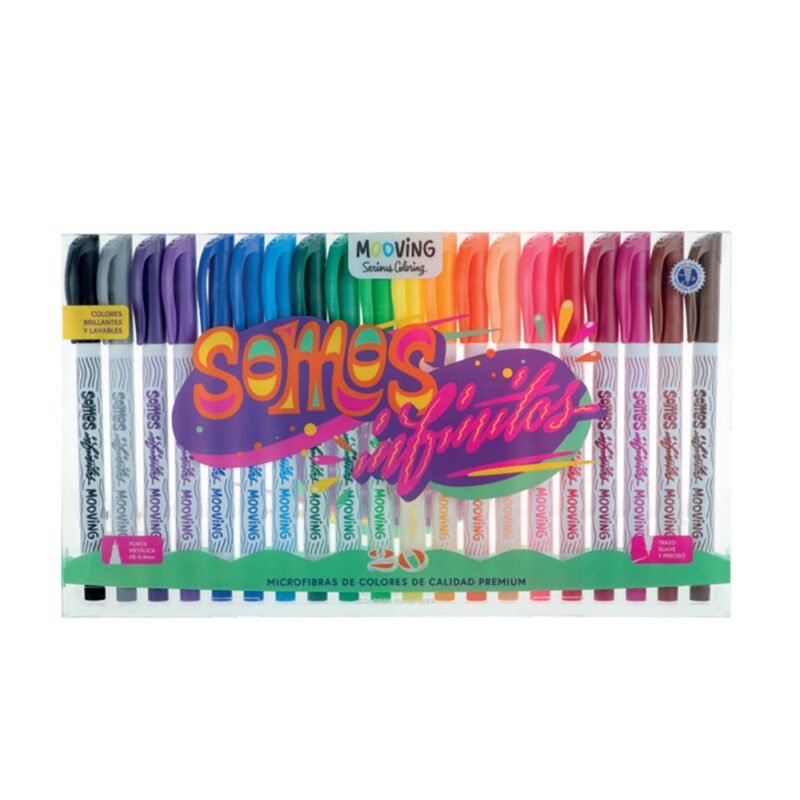 Estuche 20 tiralineas colores surtidos Premuim