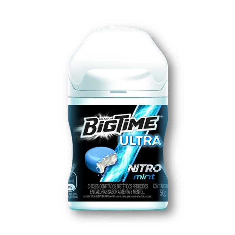 Chicle Big time Ultra Nitro Mint 12x50 gr