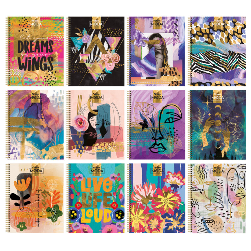 Cuaderno universitario Torre moda 100 hojas x 10 unidades