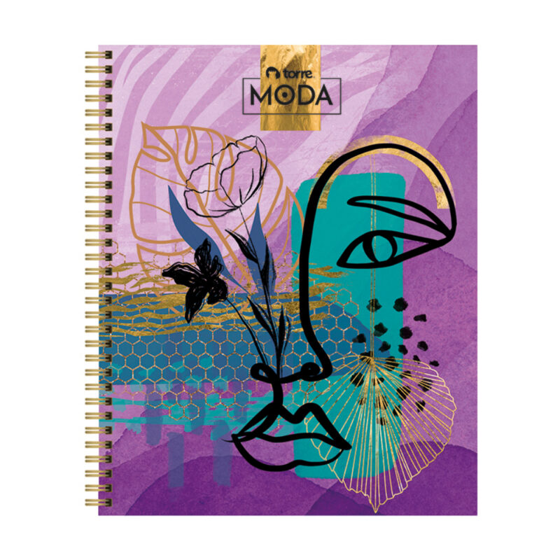 Cuaderno universitario Torre moda 100 hojas x 10 unidades