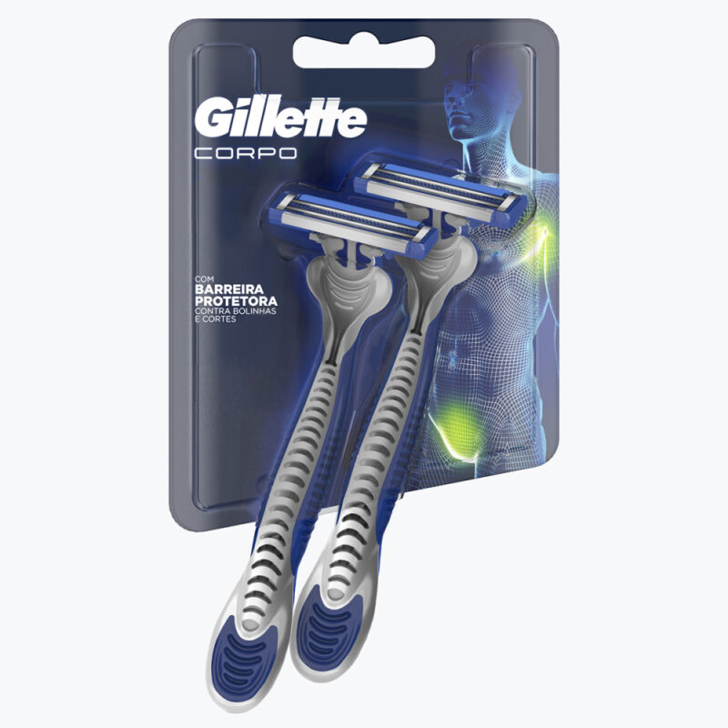 Maquina de afeitar Gillette desechable cuerpo x2ud