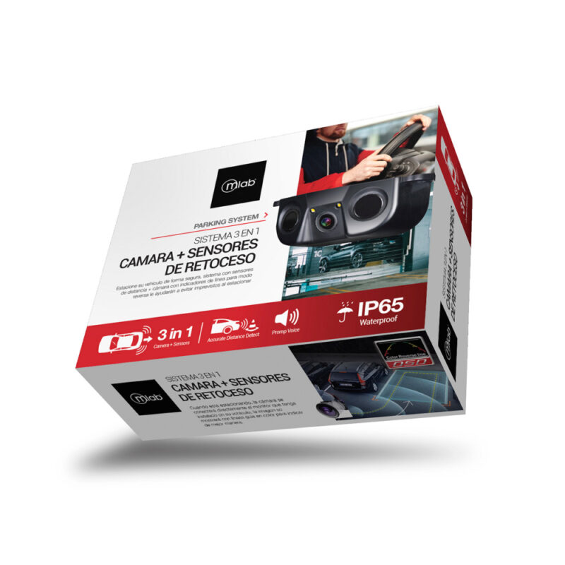 Camara de retroceso + sensores Mlab