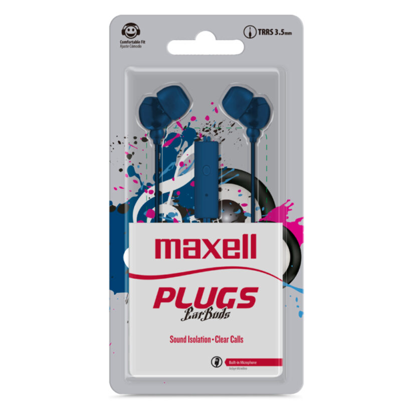 Audífonos In Ear Manos Libres Maxwell Azul