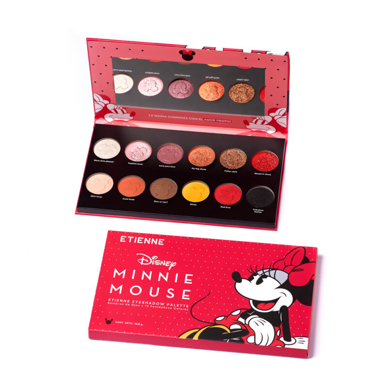 Paleta Etienne 12 sombras Minnie Mouse Disney