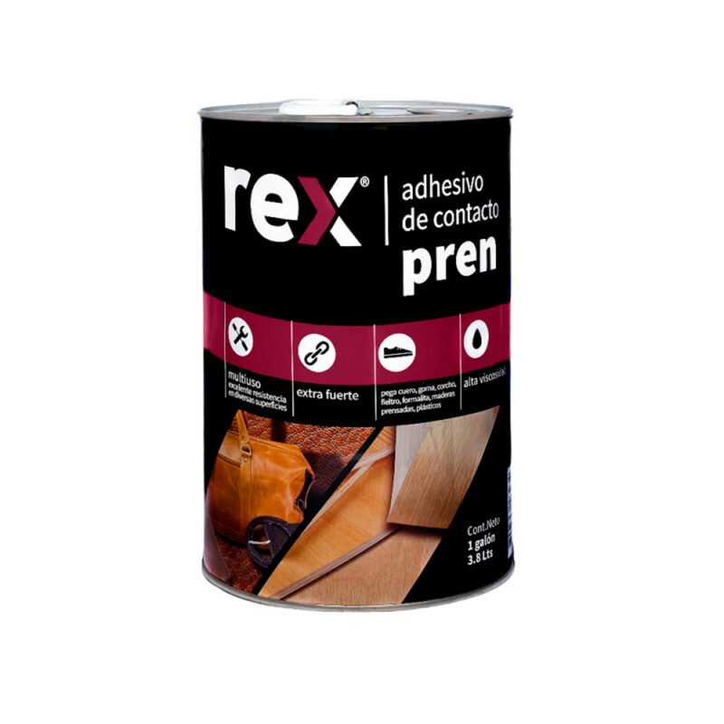 Adhesivo Rex contacto Prensado Galon 3.8L
