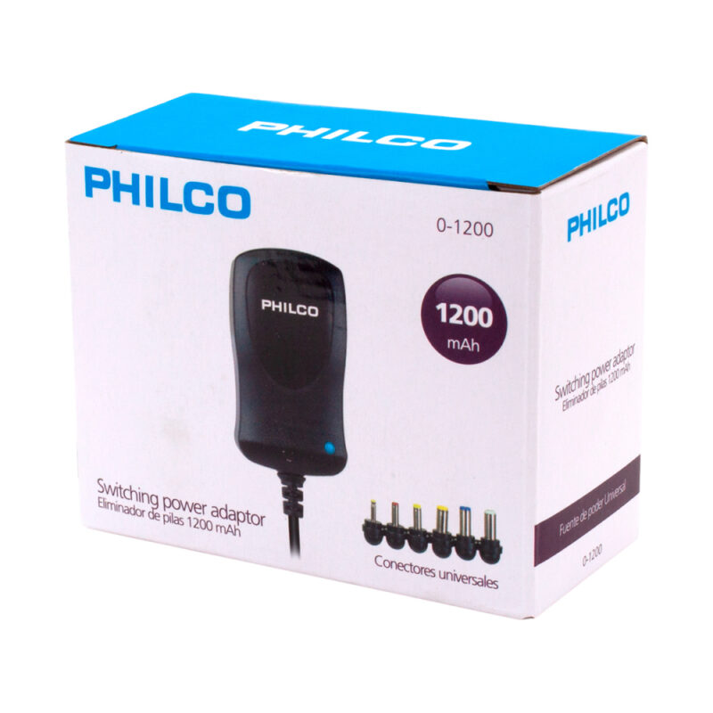 Fuente de poder universal Philco eliminador de pilas 1200mHa