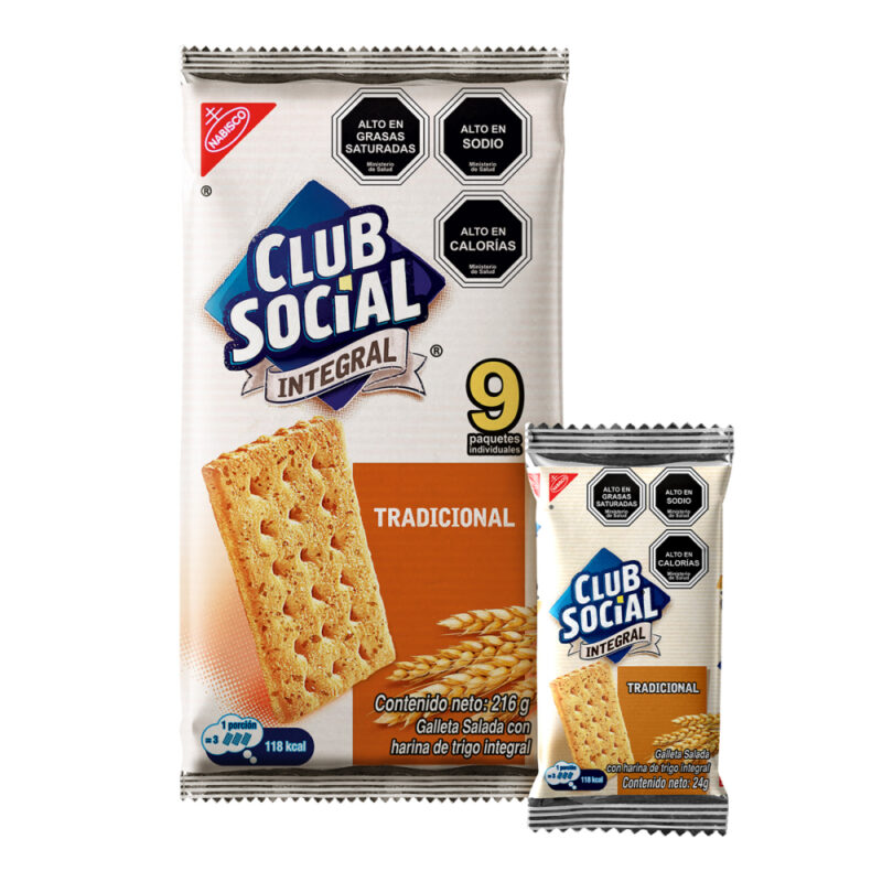 Galleta Club Social integral 24 x 216g