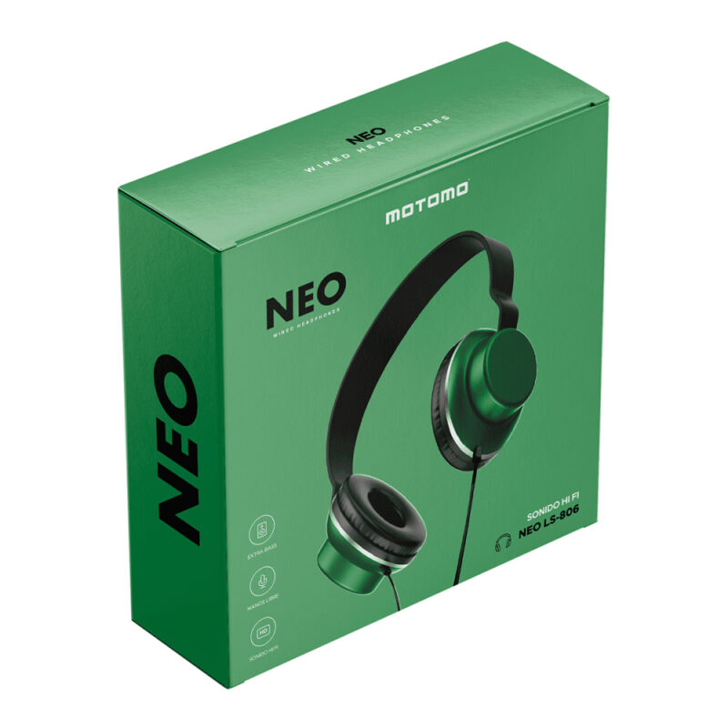 Audifonos Motomo alambrico Neo LS806 Colores surtidos