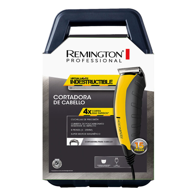 Cortapelo Remington indestructible amarillo 15 piezas HC5850