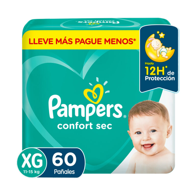 Pañal Pampers Confort Sec XG x60ud