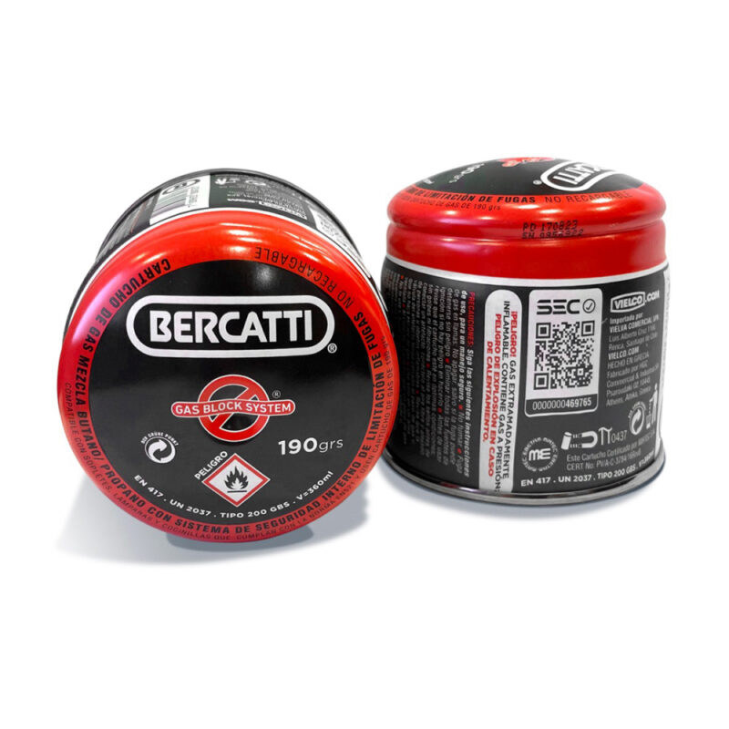 Gas Bercatti cartucho 190g