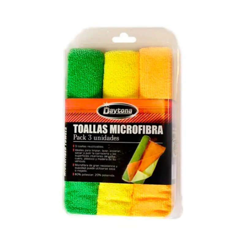 Pack 3 toallas microfibra Calgary