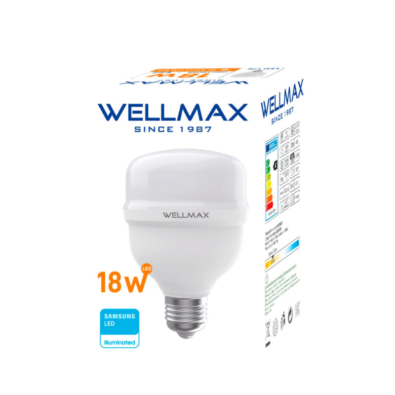 Ampolleta led hammer Ecolite 18w luz calida