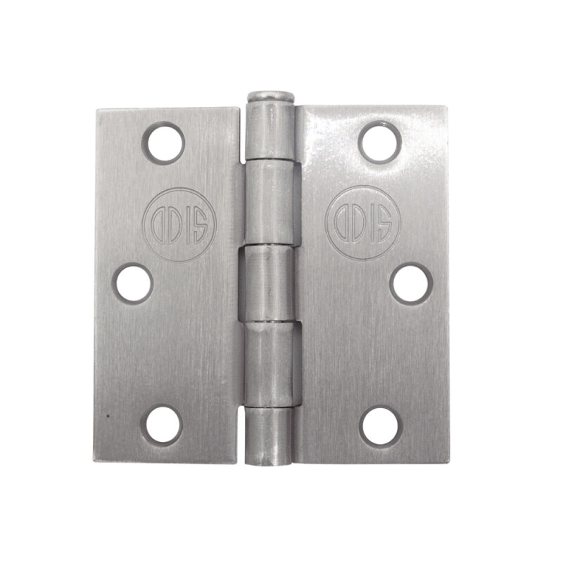Bisagra acero Odis Niquelado 3x3x2.0mm canto recto 3unidad