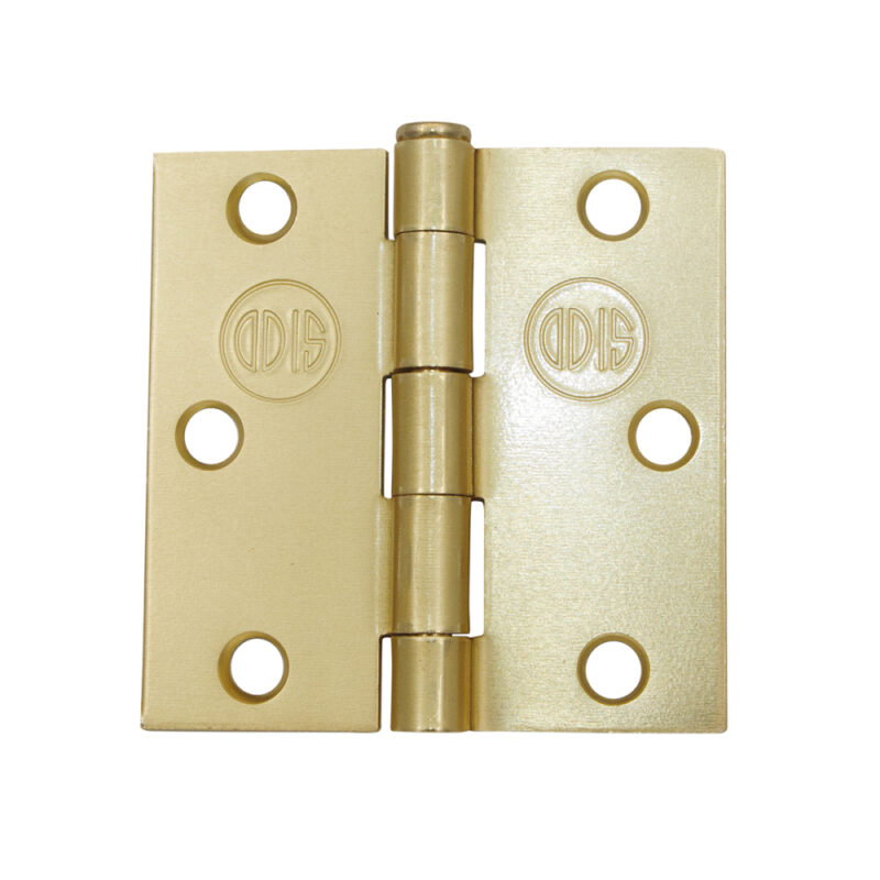 Bisagra acero Odis Bronce 3x3x2.0mm canto recto 3unidades
