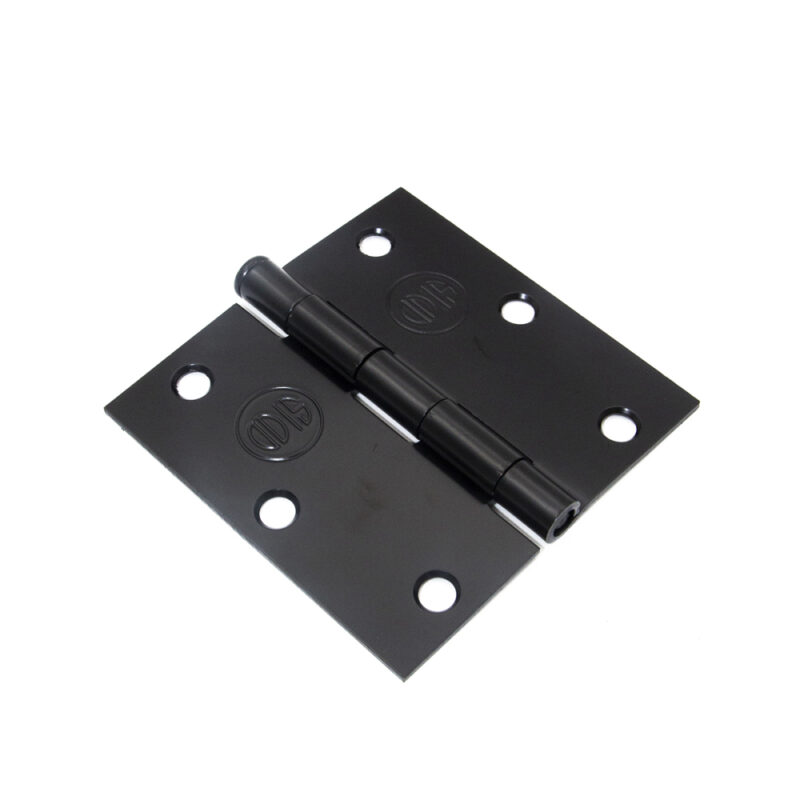Bisagra acero Odis Negro 3,5x33,5"x2.0mm canto recto x3