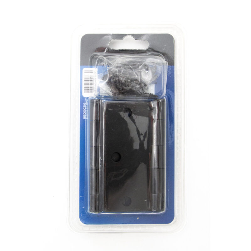 Bisagra acero Odis Negro 3,5x33,5"x2.0mm canto recto x3