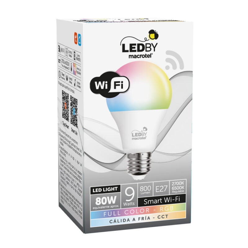 Ampolleta Led A60 Wifi 9W Led By