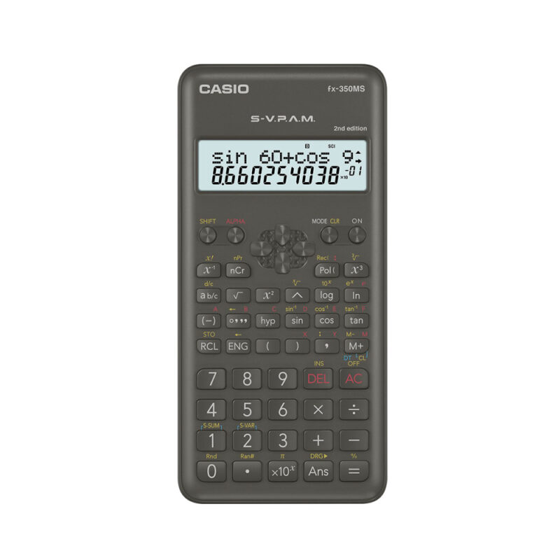 Calculadora Casio Cientifica 240 funciones FX-350MS-2-W-DT-F