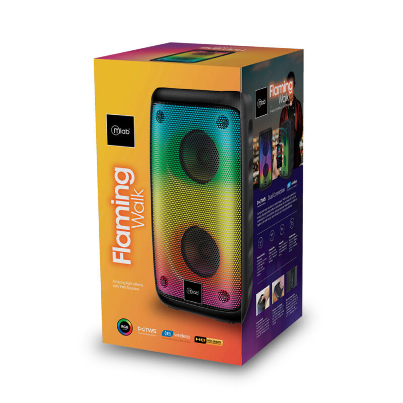 Parlante Mlab TWS Flaming Walk Bass